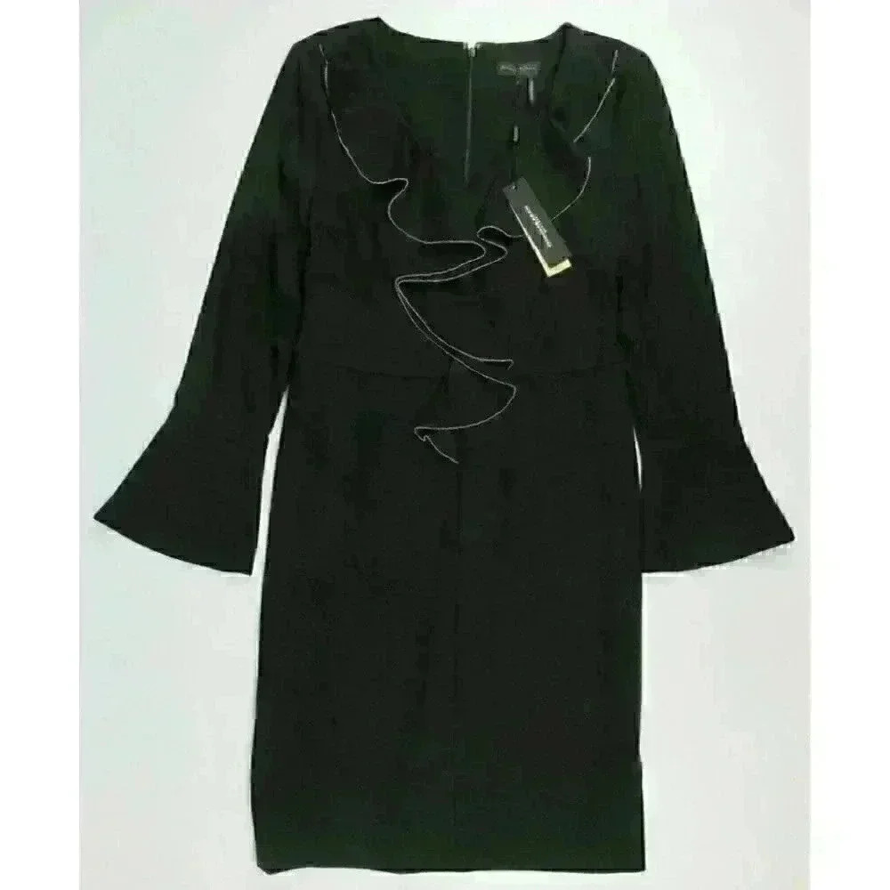 NWT $149 Donna Karan NY Womens 8 Bell-Sleeve Dress